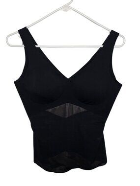 Honeylove LiftWear Shapewear Tank Black Size Large Built-In Bra Smoothing